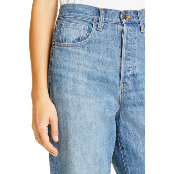 Veronica Beard  High Waist Straight Leg Ankle Jeans In Kystn NWT Size 25 - Picture 4 of 11